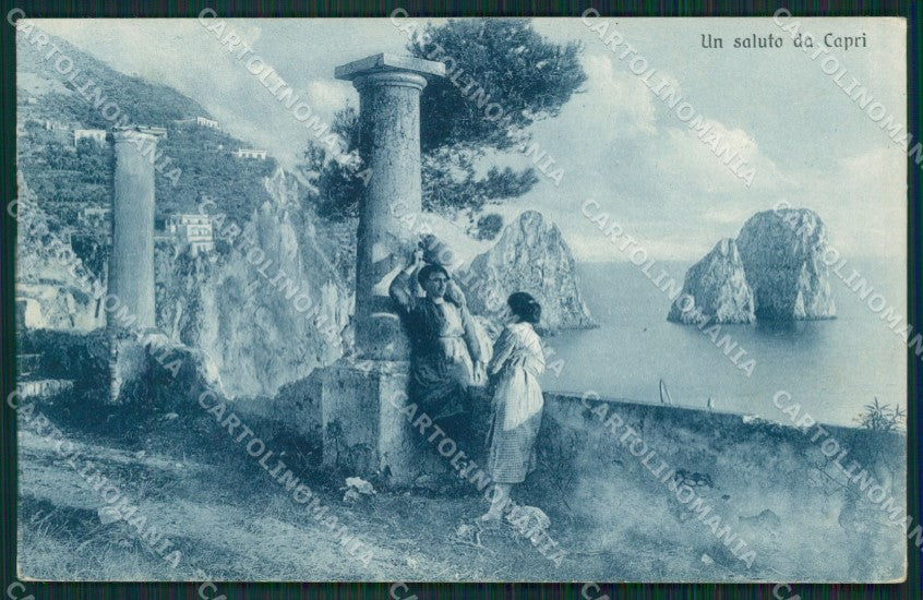 Napoli Capri cartolina KV2495 – fronte