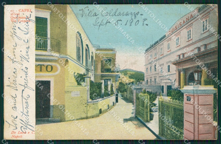Napoli Capri cartolina KV2498 – fronte