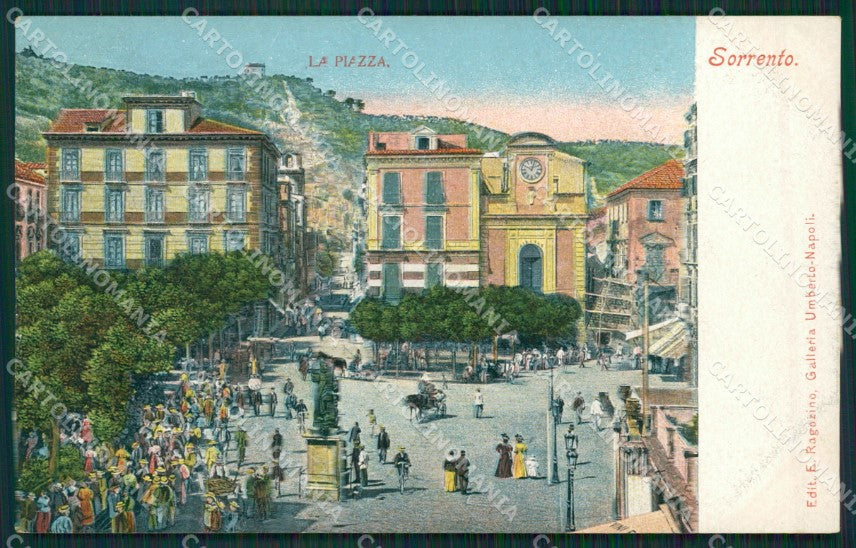 Napoli Sorrento cartolina KV2500 – fronte