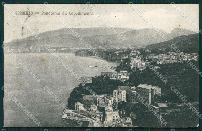 Napoli Sorrento cartolina KV2501 – fronte