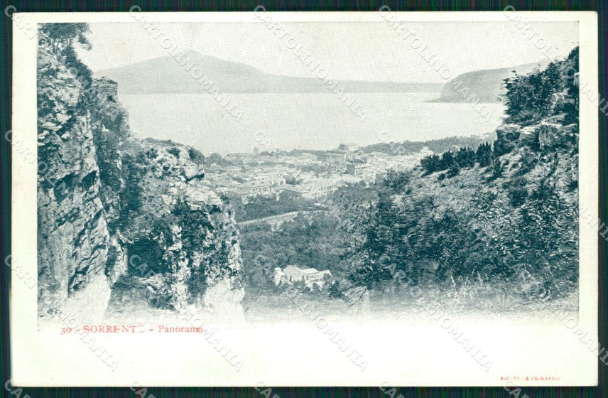 Napoli Sorrento cartolina KV2503 – fronte