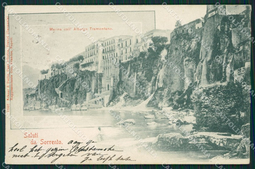 Napoli Sorrento COLLA cartolina KV2517 – fronte