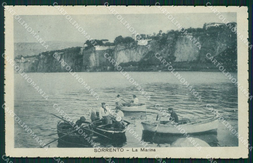 Napoli Sorrento Barche cartolina KV2520 – fronte