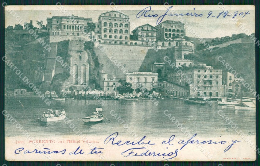 Napoli Sorrento cartolina KV2525 – fronte