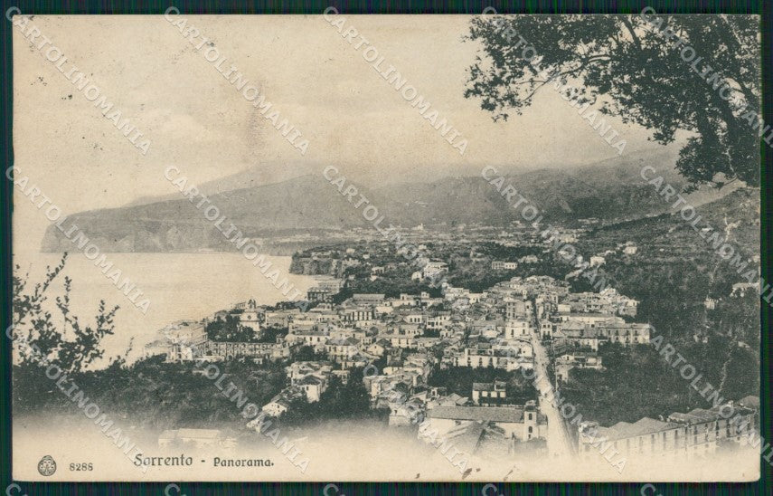 Napoli Sorrento PIEGA cartolina KV2529 – fronte