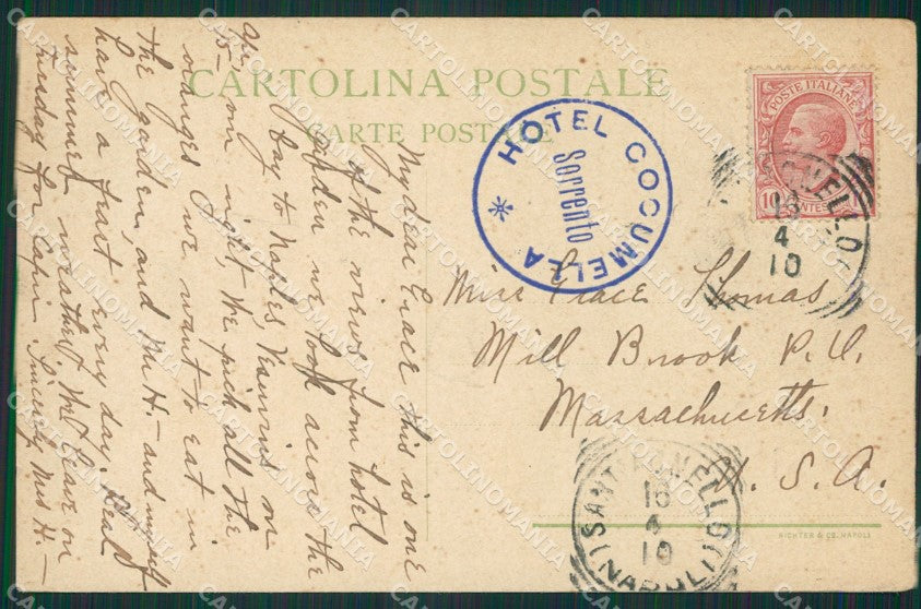 Napoli Sorrento cartolina KV2531 – retro