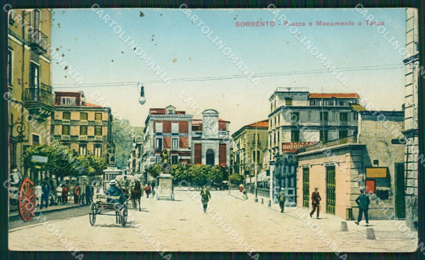 Napoli Sorrento RIFILATA cartolina KV2534 – fronte