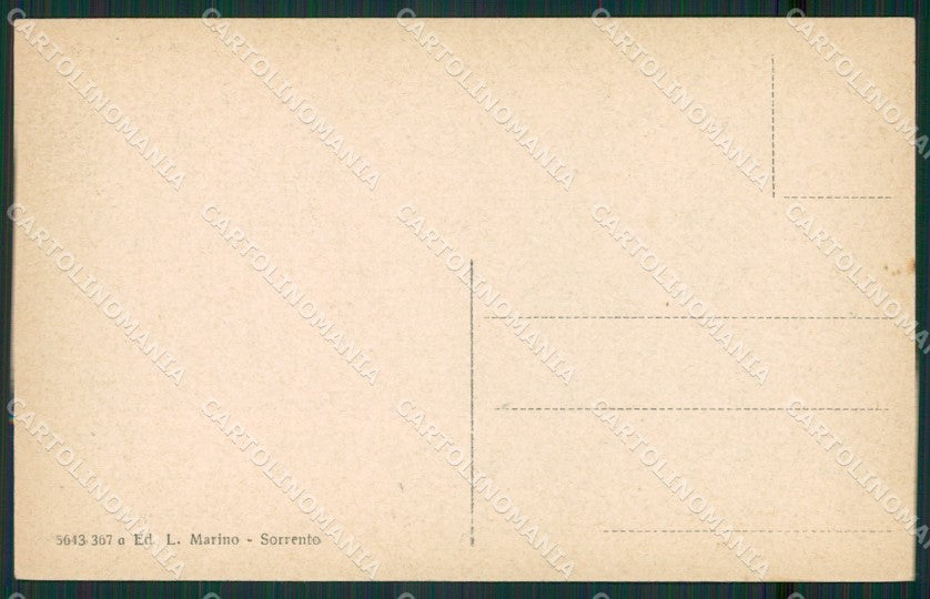 Napoli Sorrento cartolina KV2536 – retro