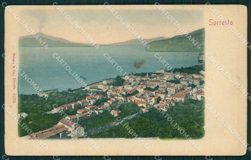 Napoli Sorrento cartolina KV2537 – fronte