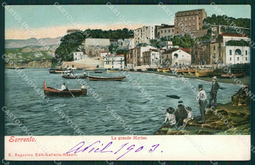 Napoli Sorrento cartolina KV2541 – fronte