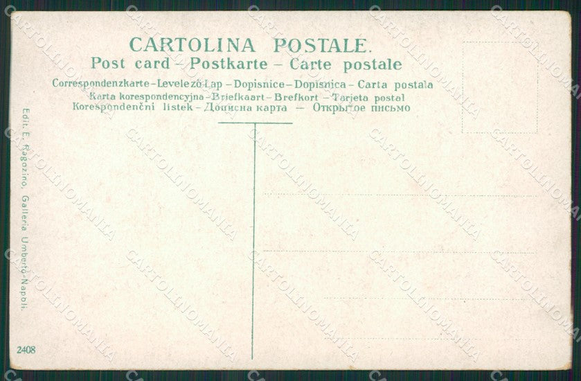 Napoli Sorrento cartolina KV2542 – retro