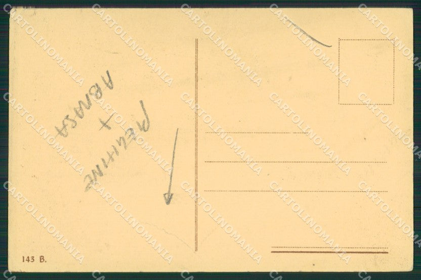 Napoli Sorrento PIEGHE ABRASA cartolina KV2543 – retro