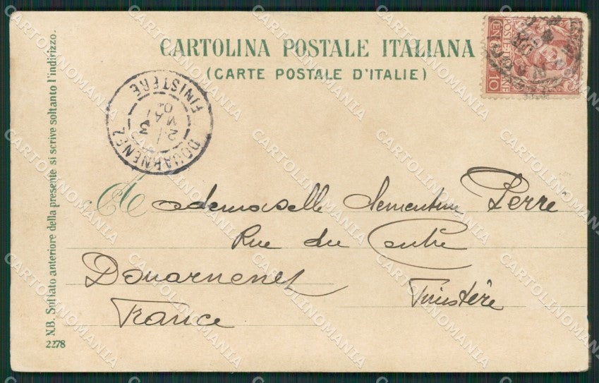 Napoli Sorrento Costumi cartolina KV2544 – retro