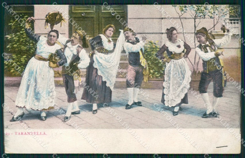 Napoli Sorrento Costumi cartolina KV2545 – fronte
