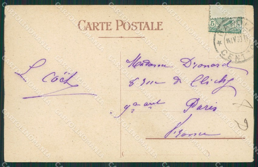 Napoli Sorrento Costumi cartolina KV2545 – retro