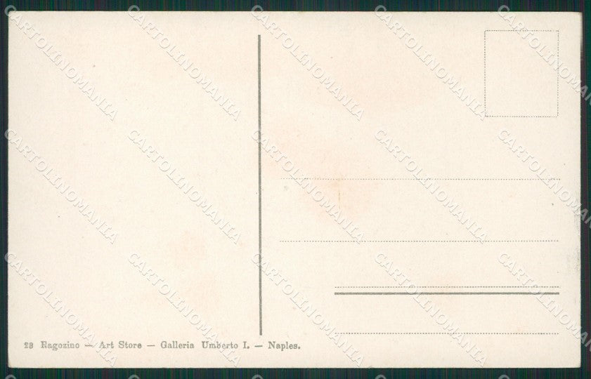 Napoli Sorrento cartolina KV2547 – retro
