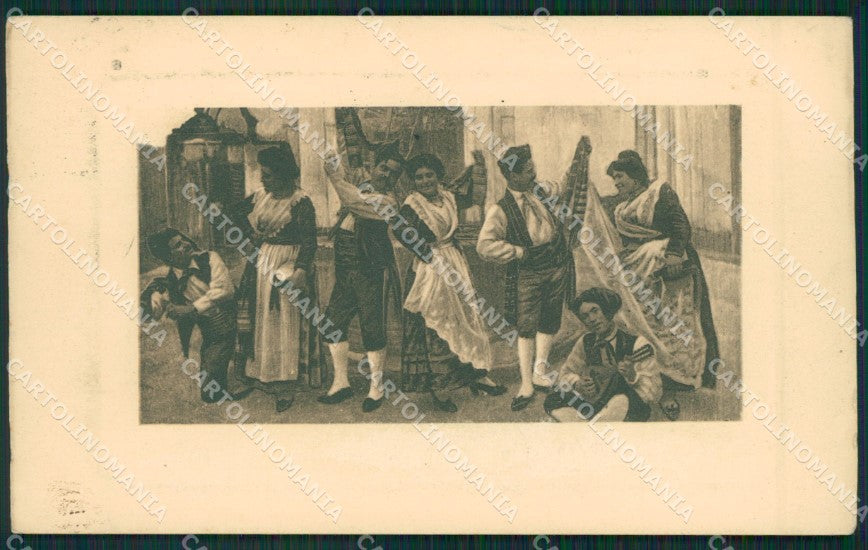 Napoli Sorrento Costumi cartolina KV2561 – fronte