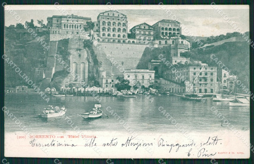 Napoli Sorrento cartolina KV2562 – fronte