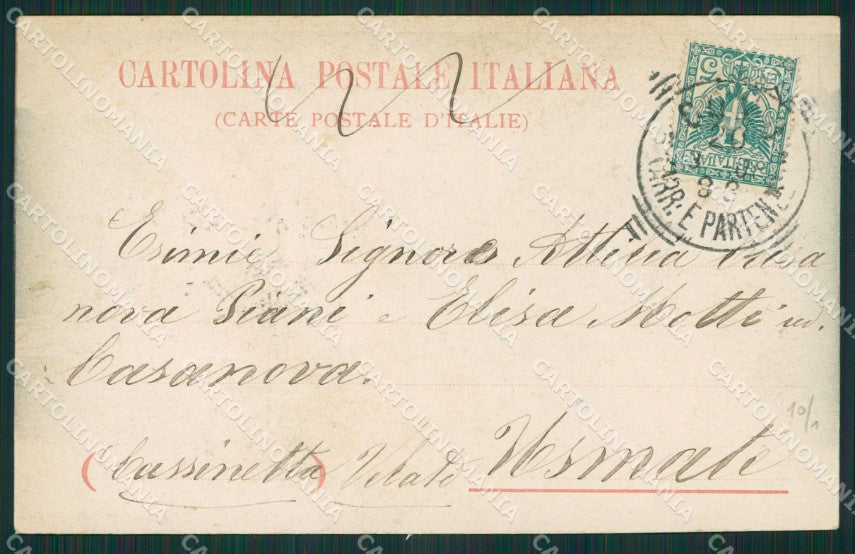 Napoli Sorrento cartolina KV2562 – retro