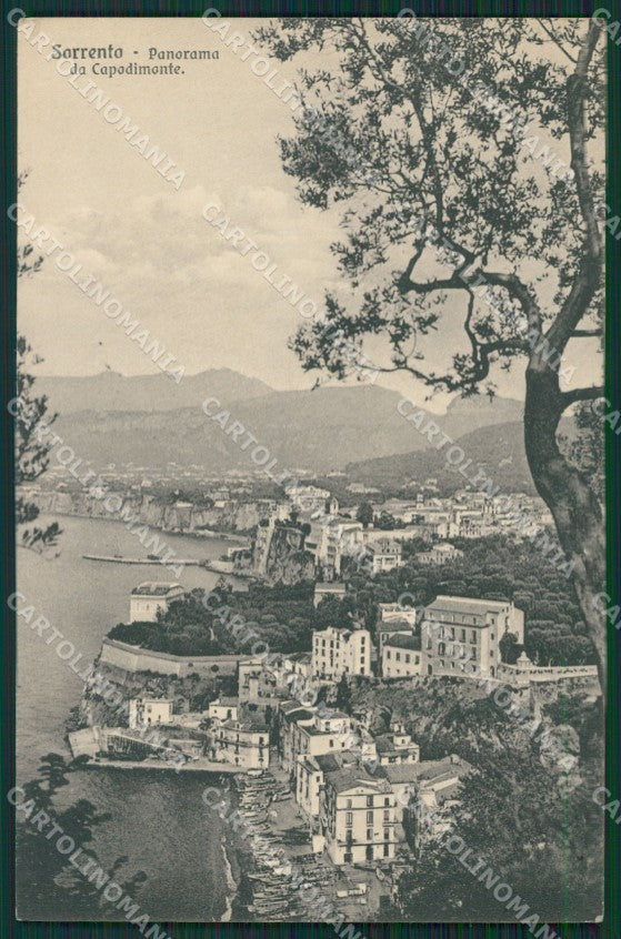 Napoli Sorrento cartolina KV2568 – fronte