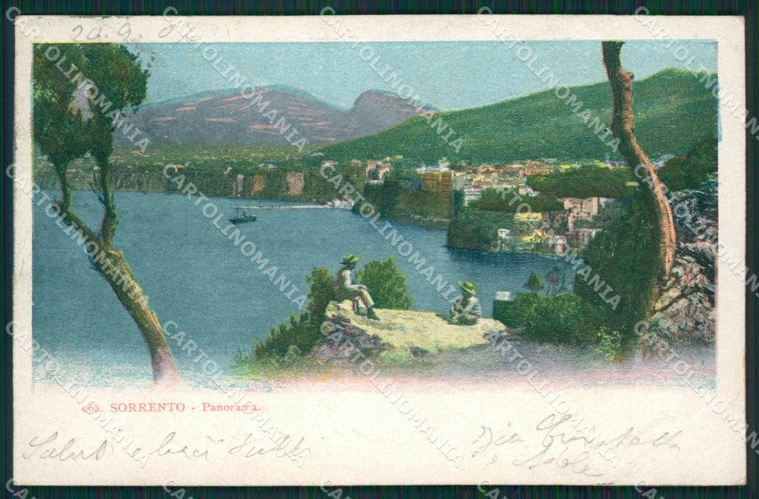 Napoli Sorrento cartolina KV2578 – fronte