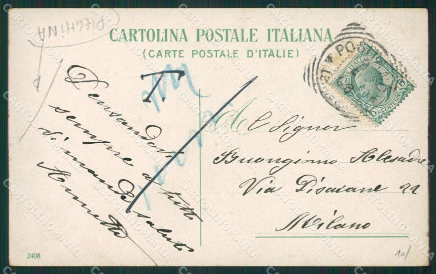 Napoli Sorrento PIEGHINA cartolina KV2579 – retro