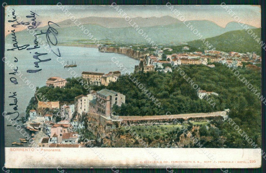 Napoli Sorrento cartolina KV2581 – fronte