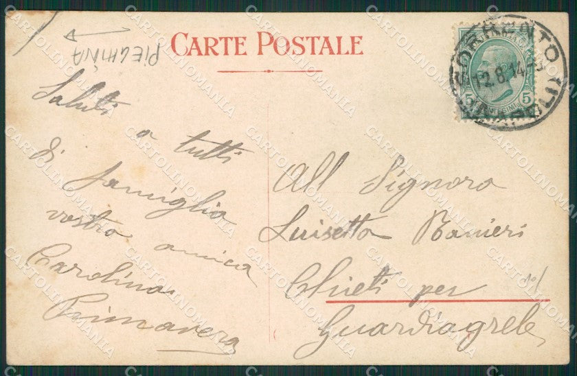 Napoli Sorrento PIEGHINA cartolina KV2582 – retro