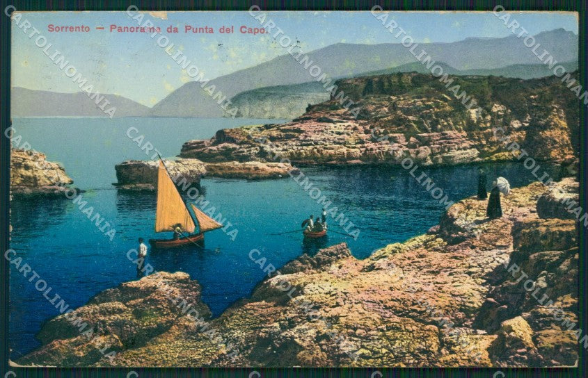 Napoli Sorrento cartolina KV2584 – fronte