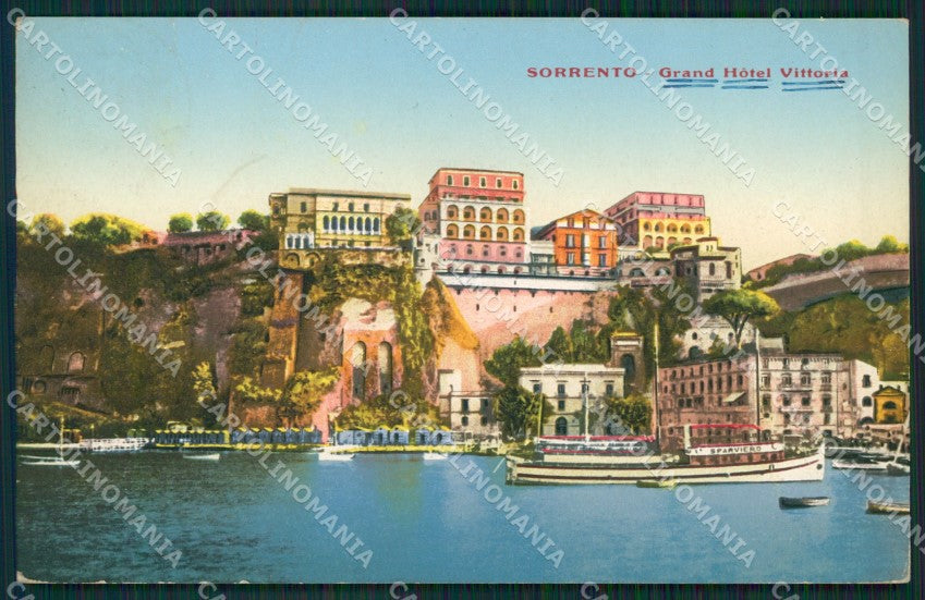 Napoli Sorrento cartolina KV2586 – fronte