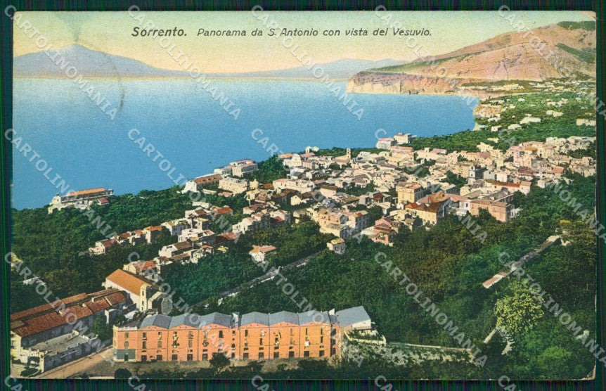 Napoli Sorrento cartolina KV2588 – fronte