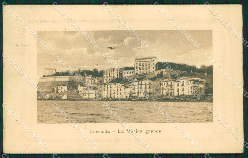 Napoli Sorrento cartolina KV2589 – fronte