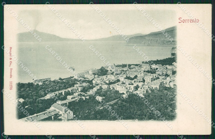 Napoli Sorrento cartolina KV2594 – fronte