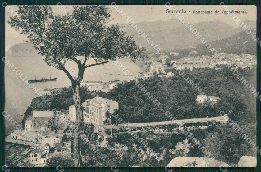 Napoli Sorrento cartolina KV2595 – fronte