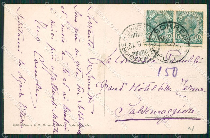 Napoli Sorrento cartolina KV2598 – retro