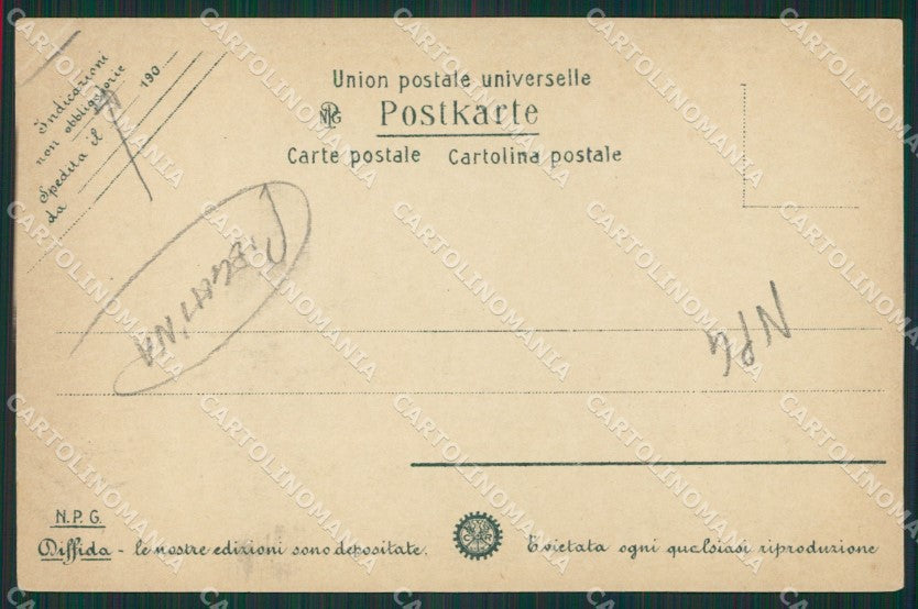 Napoli Sorrento PIEGHINA Foto cartolina KV2610 – retro