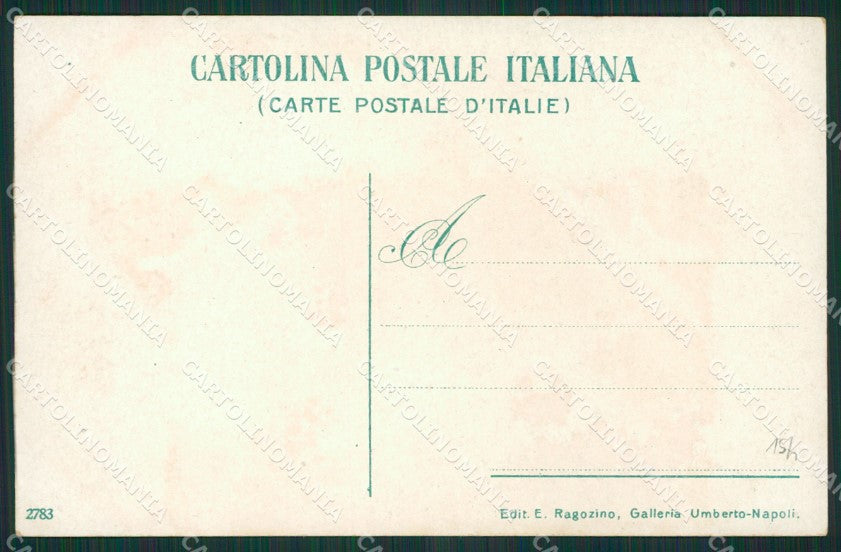 Napoli Sorrento Costumi cartolina KV2640 – retro