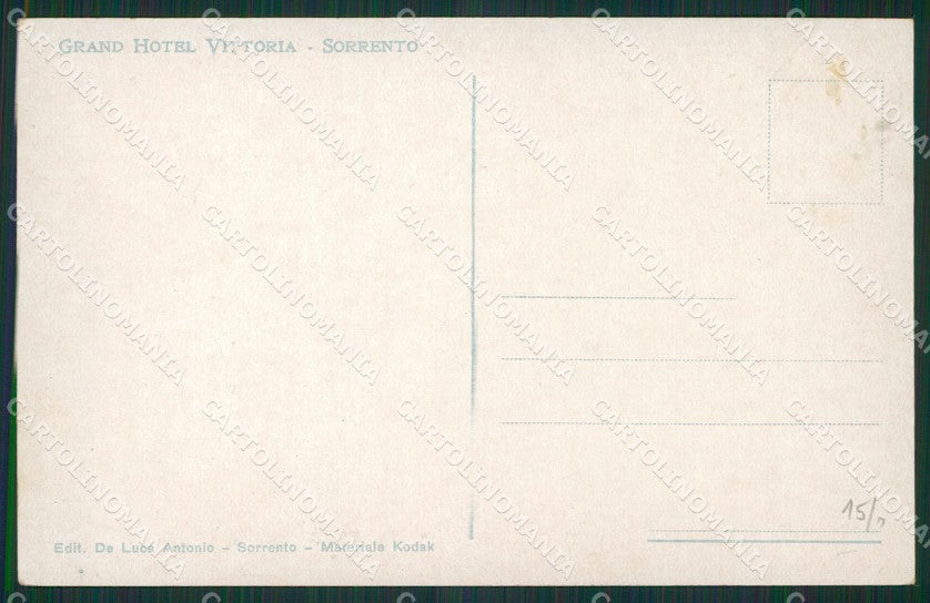 Napoli Sorrento Costumi cartolina KV2642 – retro
