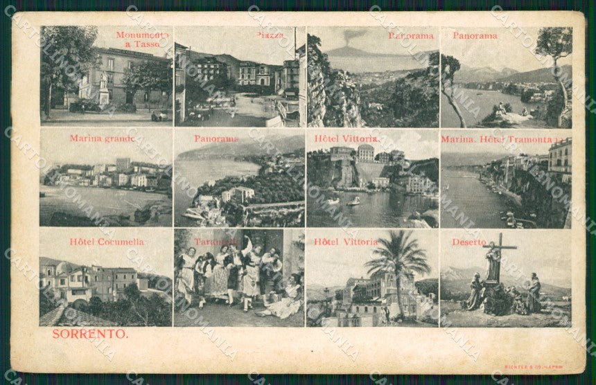 Napoli Sorrento cartolina KV2650 – fronte