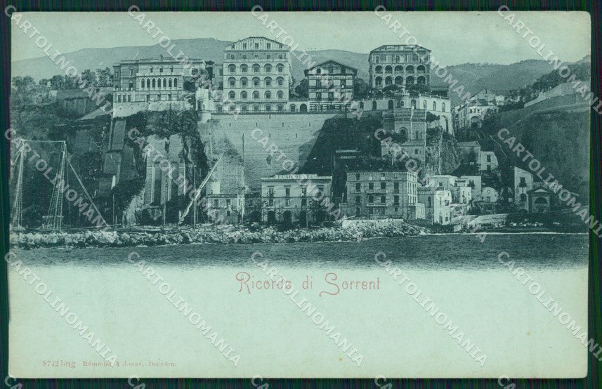 Napoli Sorrento cartolina KV2652 – fronte