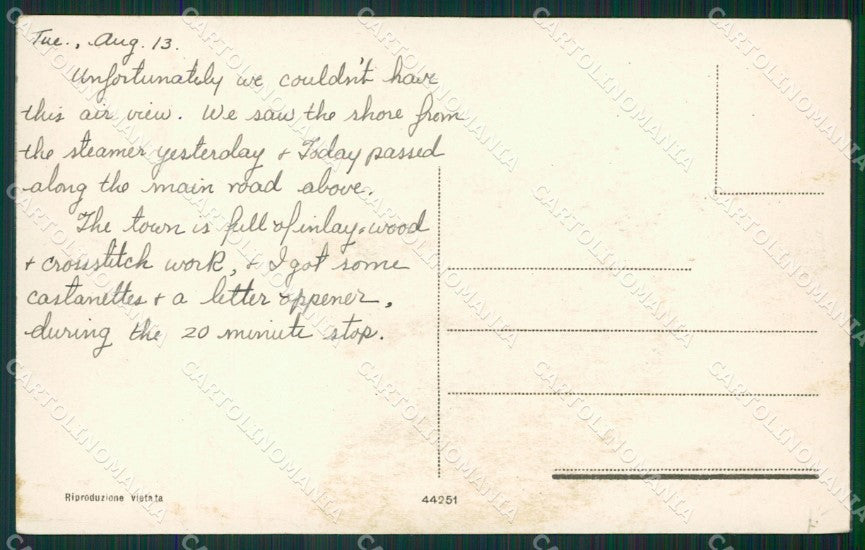 Napoli Sorrento cartolina KV2654 – retro