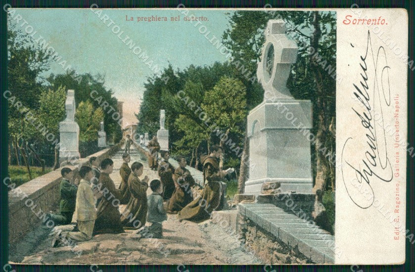 Napoli Sorrento cartolina KV2662 – fronte