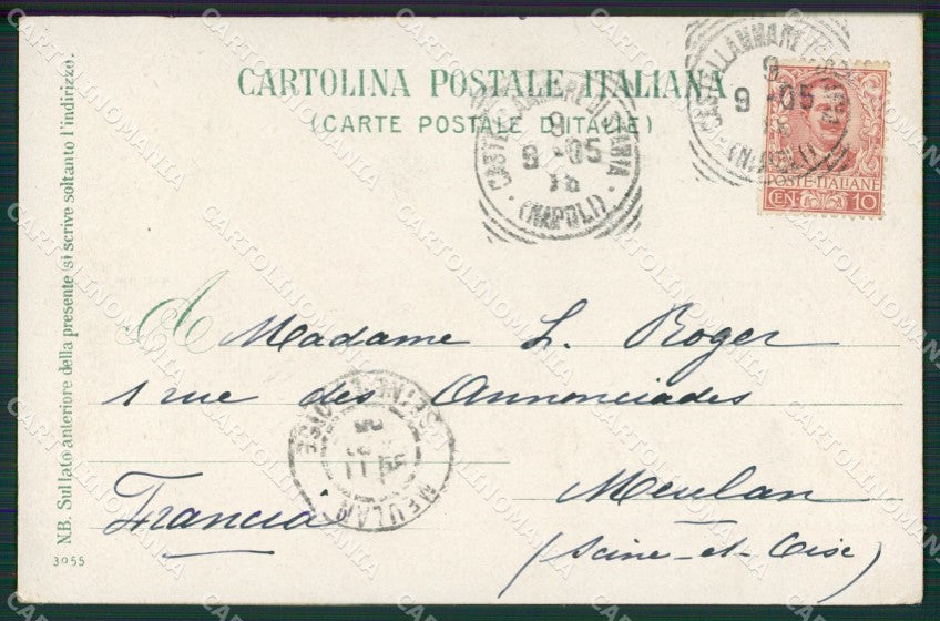 Napoli Sorrento Costumi cartolina KV2664 – retro