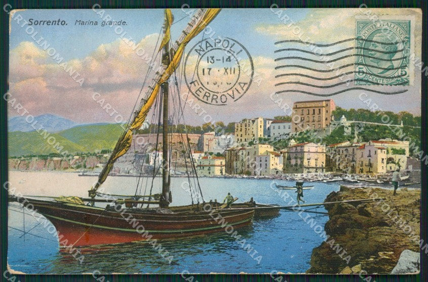 Napoli Sorrento COLLA cartolina KV2670 – fronte