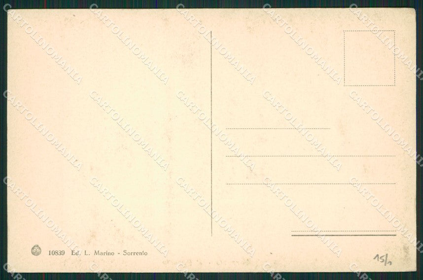 Napoli Sorrento cartolina KV2671 – retro