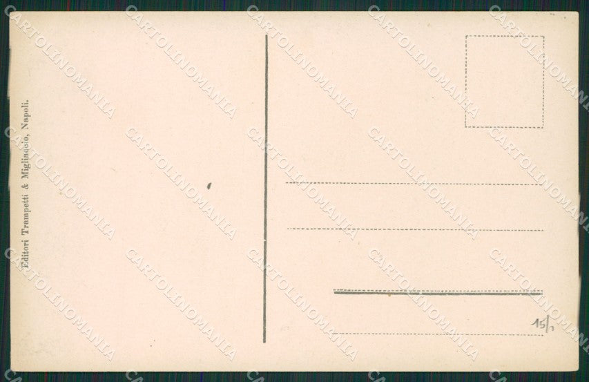 Napoli Sorrento cartolina KV2673 – retro