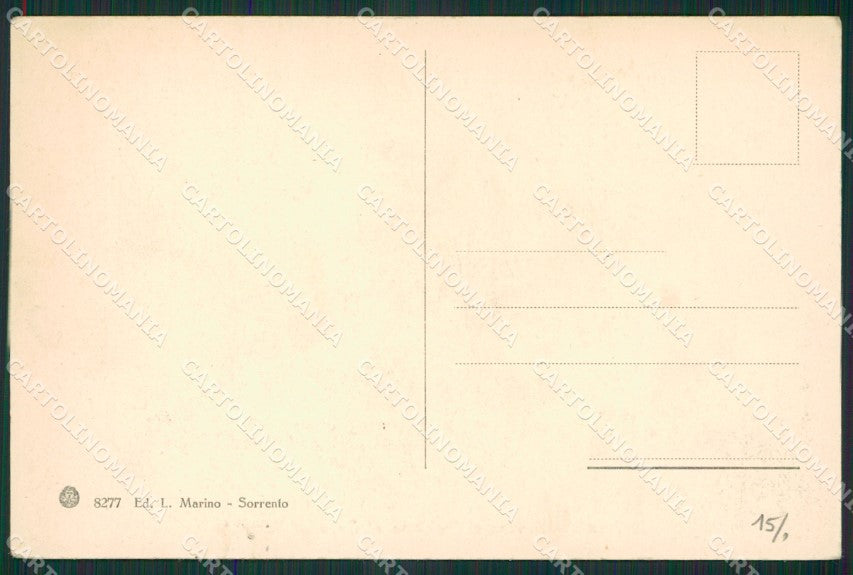 Napoli Sorrento cartolina KV2674 – retro