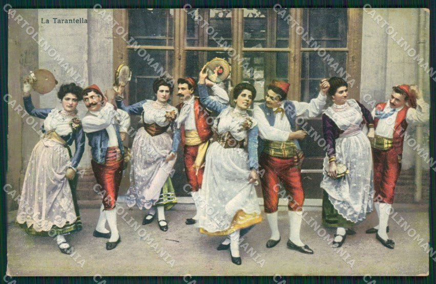 Napoli Sorrento Costumi cartolina KV2677 – fronte