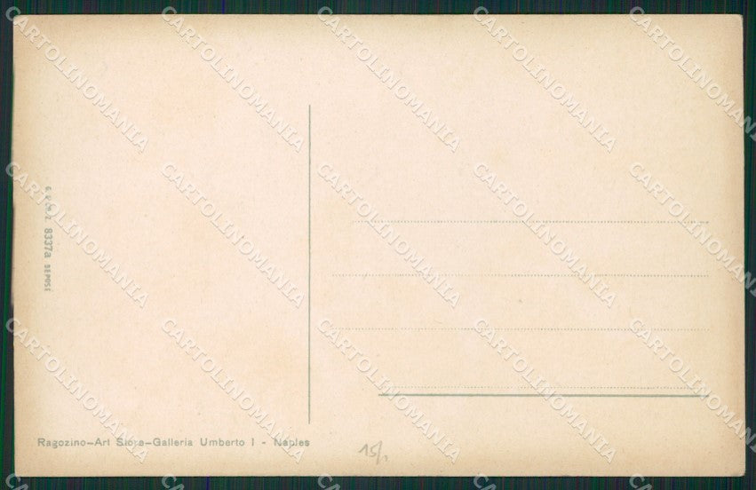 Napoli Sorrento Costumi cartolina KV2677 – retro