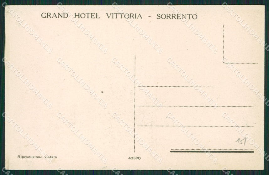 Napoli Sorrento cartolina KV2681 – retro